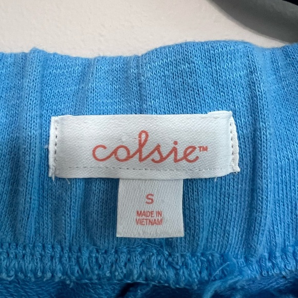 Colsie Blue Jogger Pants, Size S - Picture 3 of 4